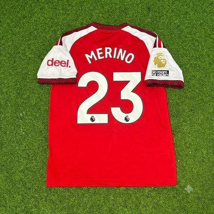 Mikel Merino Arsenal Home 2027 Football Jersey Kit Soccer