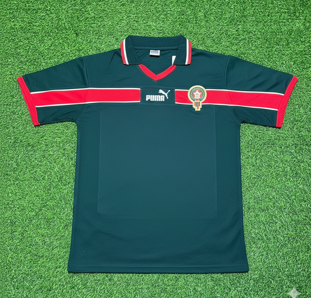 Yassine Bounou Morocco Goalkeeper Home Retro Football Jersey Kit