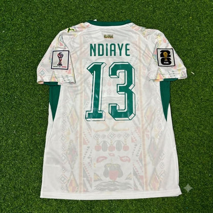 Senegal World Cup 2026 Iliman Ndiaye Home Football Jersey