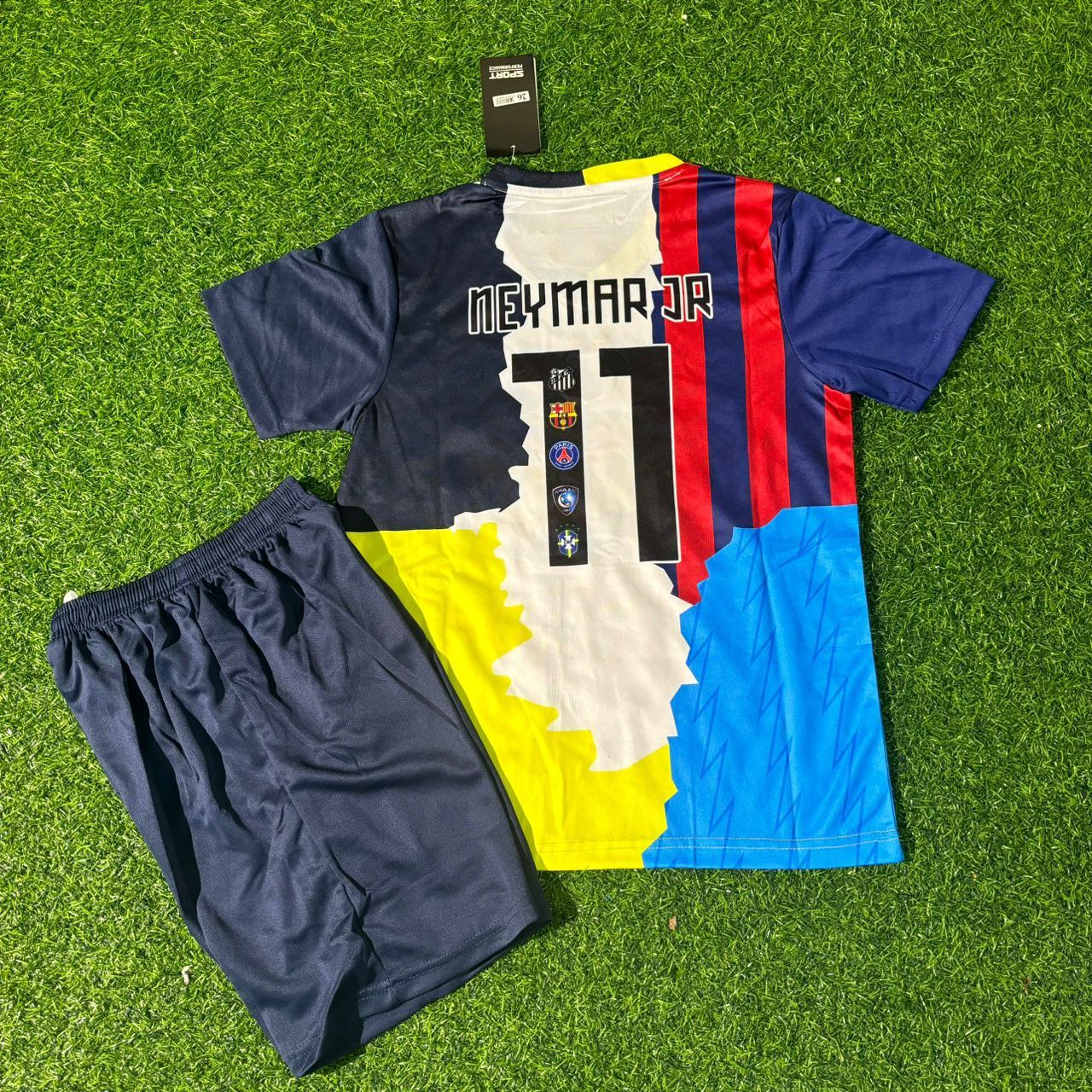 Neymar JR 11 Combo All Teams Special Kids Jersey KinderTrikot Maillot Enfant Soccer Shirt Kit