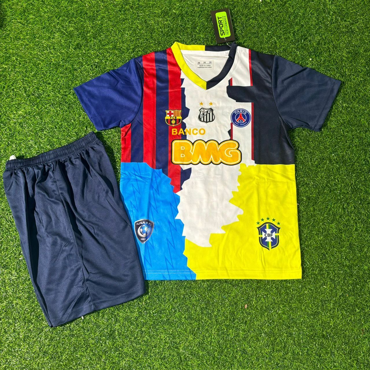 Neymar JR 11 Combo All Teams Special Kids Jersey KinderTrikot Maillot Enfant Soccer Shirt Kit