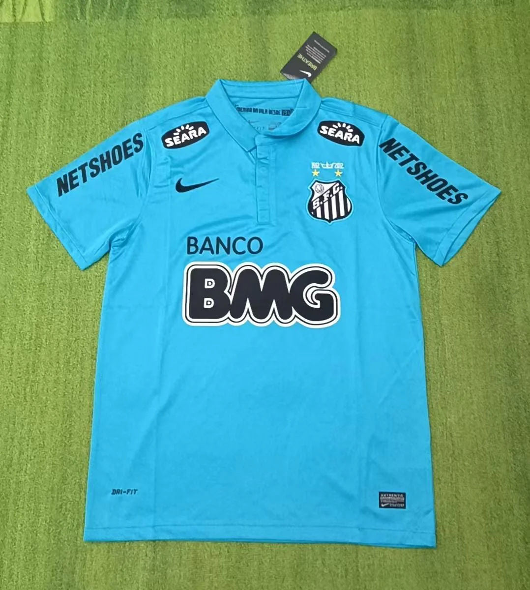 Neymar JR Number 10 Santos FC 2011 2012 Retro Soccer Kit Football