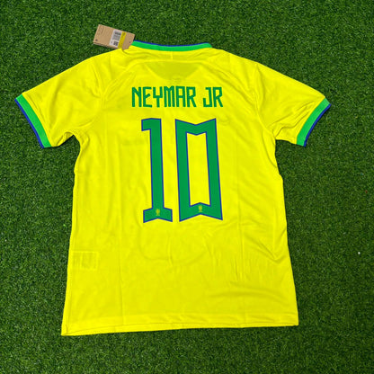 Brazil World Cup 2022 Neymar Jr – Retro Kit Jersey