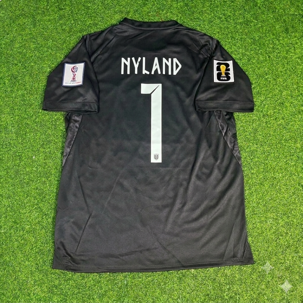 Norway World Cup 2026 Ørjan Nyland Goalkeeper Black Away Football Jersey