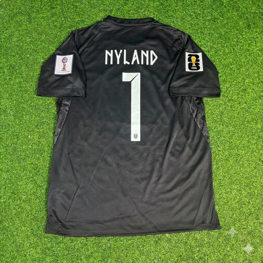 Norway World Cup 2026 Ørjan Nyland Goalkeeper Black Away Football Jersey