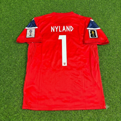 Norway World Cup 2026 Ørjan Nyland Goalkeeper Home Football Jersey