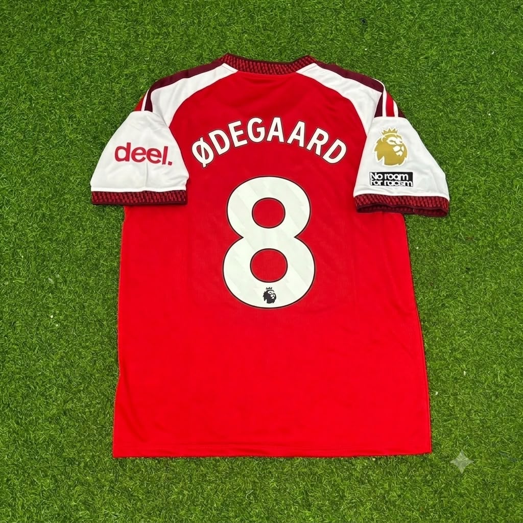 Martin Odegaard Arsenal Home 2027 Football Jersey Kit