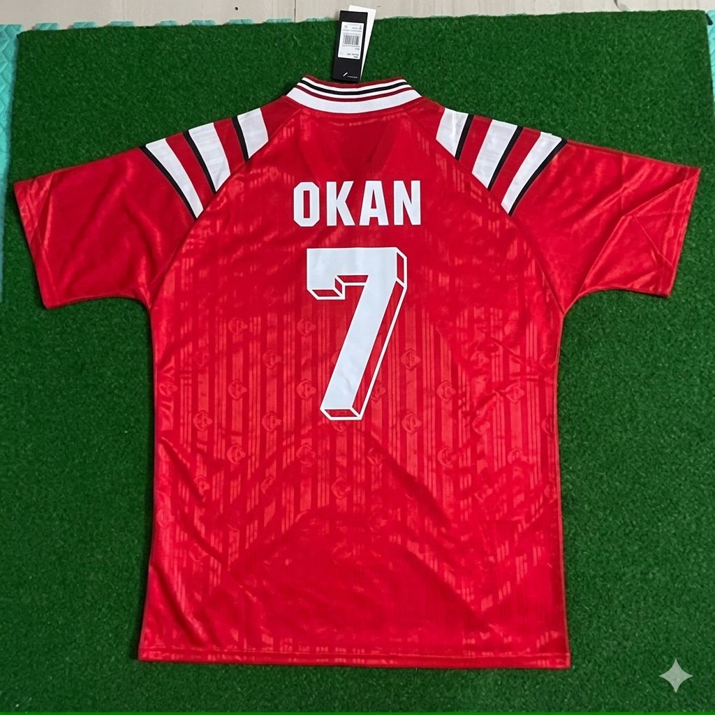 Okan Buruk Türkiye Turkey Red Nostalgic Retro Football Jersey Kit