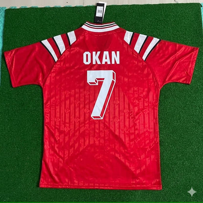 Okan Buruk Türkiye Turkey Red Nostalgic Retro Football Jersey Kit