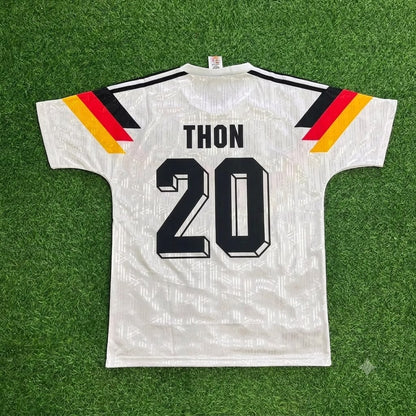 Germany World Cup 1990 Olaf Thon Retro Football Jersey Kit