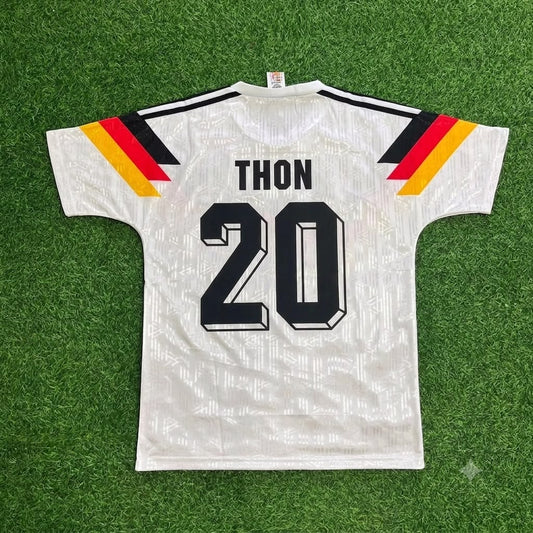 Germany World Cup 1990 Olaf Thon Retro Football Jersey Kit