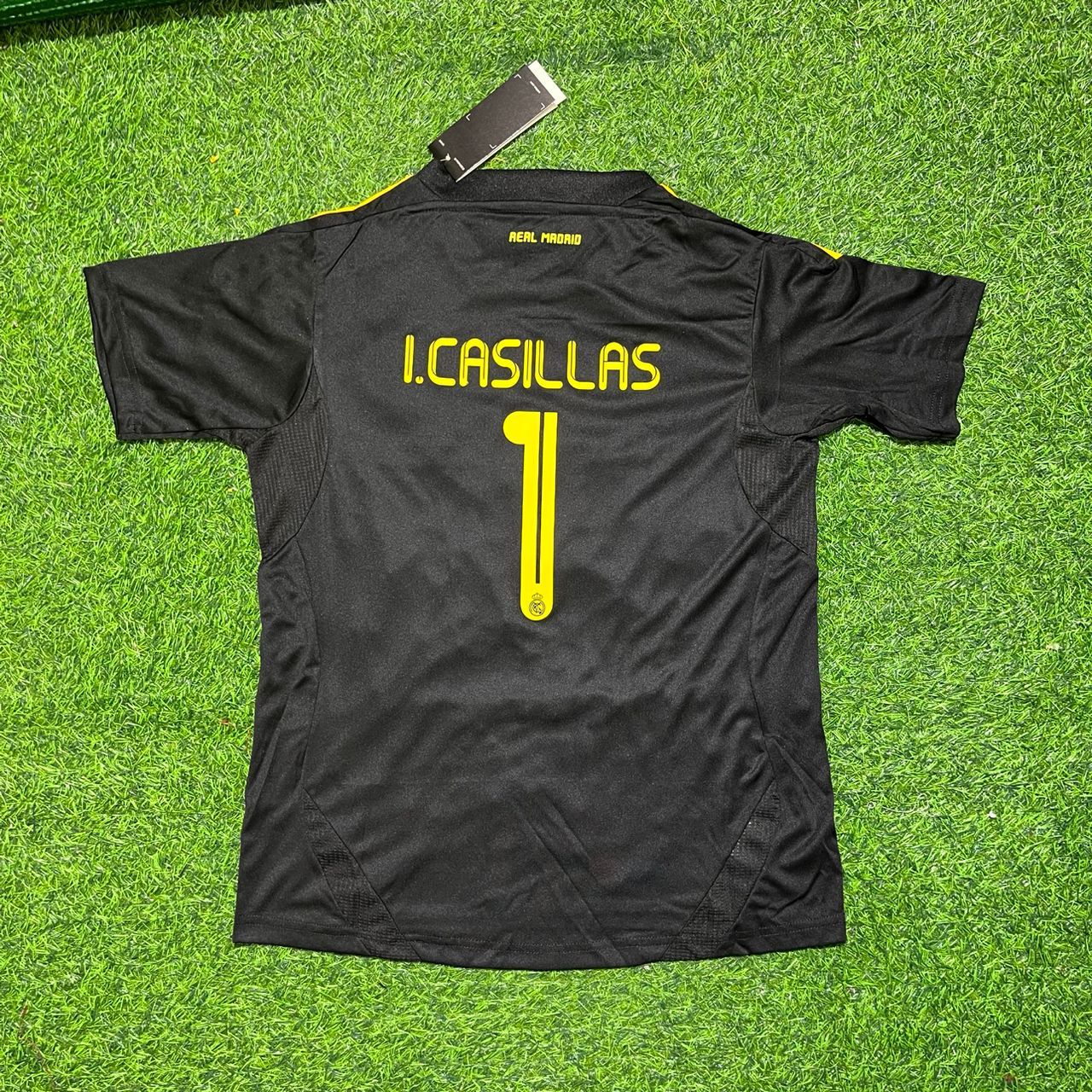 Iker Casillas 2012 Retro Black Goalkeeper Football Jersey Paradise Edition