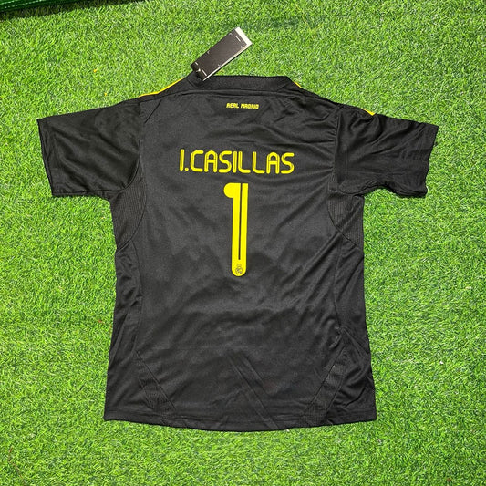 Iker Casillas 2012 Retro Black Goalkeeper Football Jersey Paradise Edition