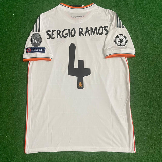 Sergio Ramos 2014 CL Final Retro Football Jersey Paradise Edition