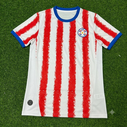 Paraguay World Cup 2026 Orlando Gill White Football Jersey Shirt