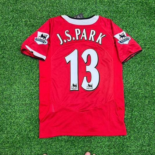 Manchester Park Ji-Sung United Retro 2005-06 Retro Jersey Maillot Maglia Soccer Kit