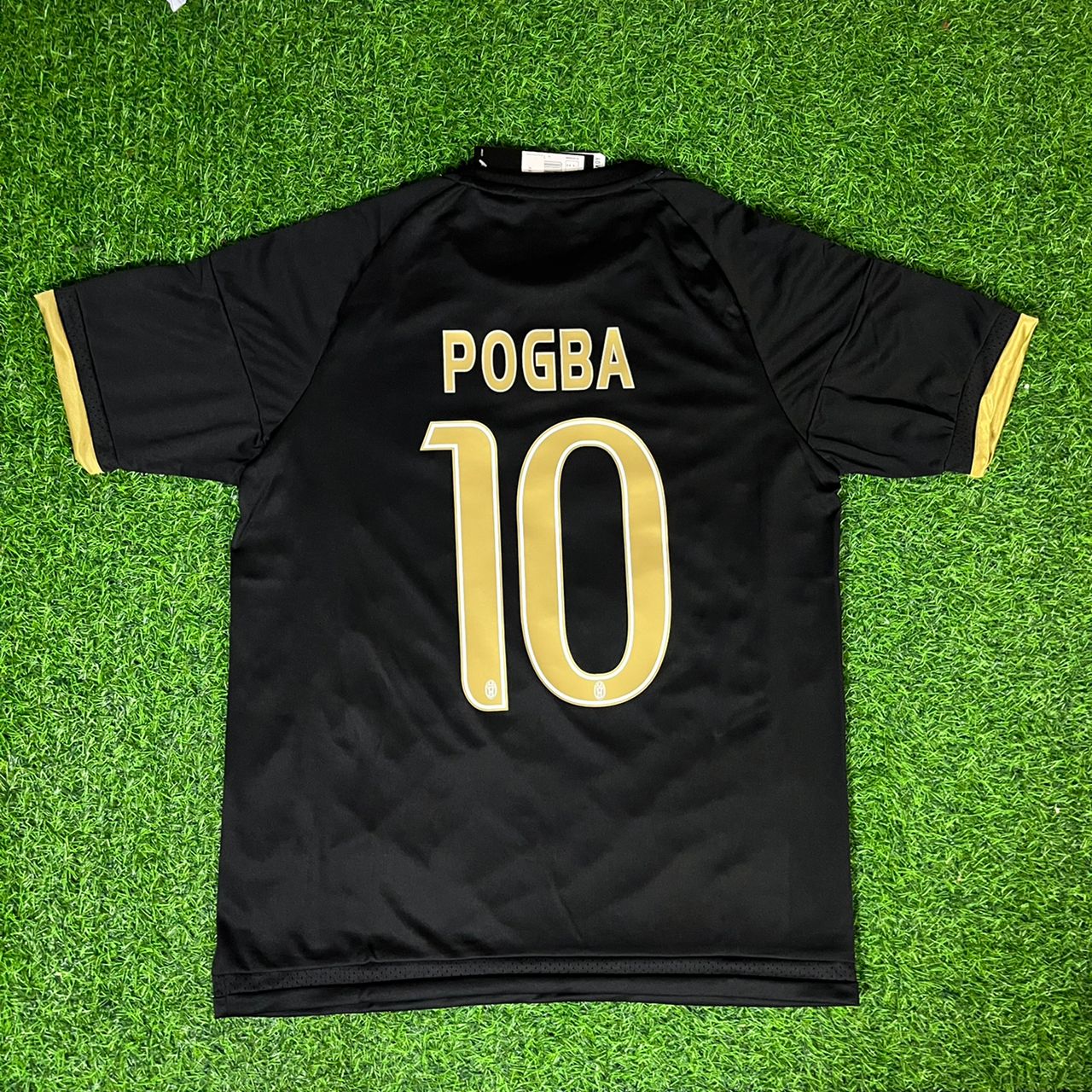 Paul Pogba 10- Juventus Retro Black Football Jersey Kit