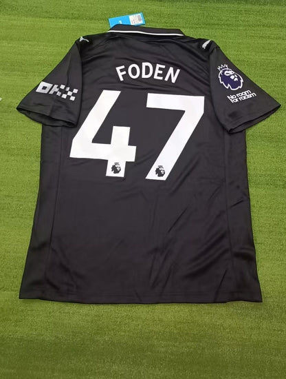Phil Foden Manchester City Black 2026 Football Jersey