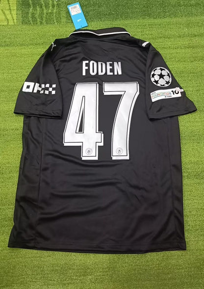 Phil Foden Manchester City Black 2026 Football Jersey