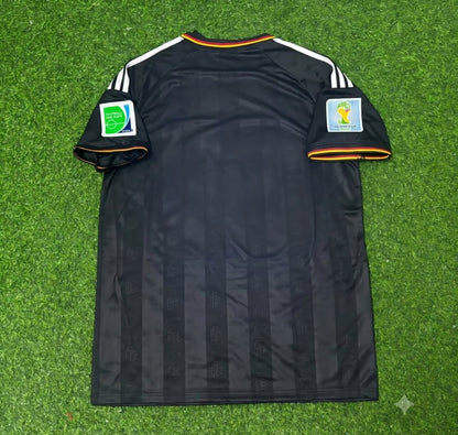 Germany World Cup 2014 Special Edition Black Retro Football Jersey