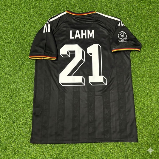 Germany World Cup 2002 Philipp Lahm Black Special Retro Football Jersey