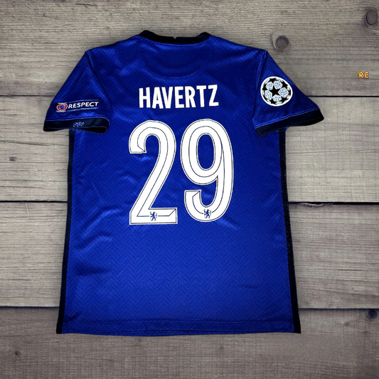 Chelsea Kai Havertz 2021 Champions League Final Porto Blue Retro Kit Jersey Trikot Maglia Soccer Kit