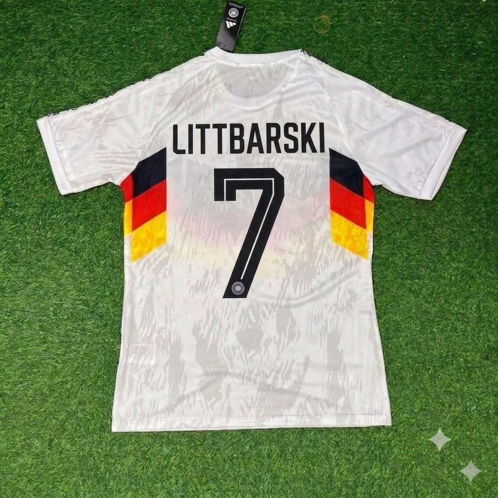 Pierre Littbarski #7 Germany Deutschland Special Edition Football Jersey