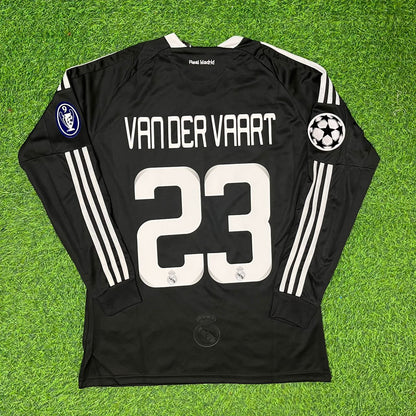Rafael Van der Vaart #23 Real Madrid 2009 Away Retro Jersey