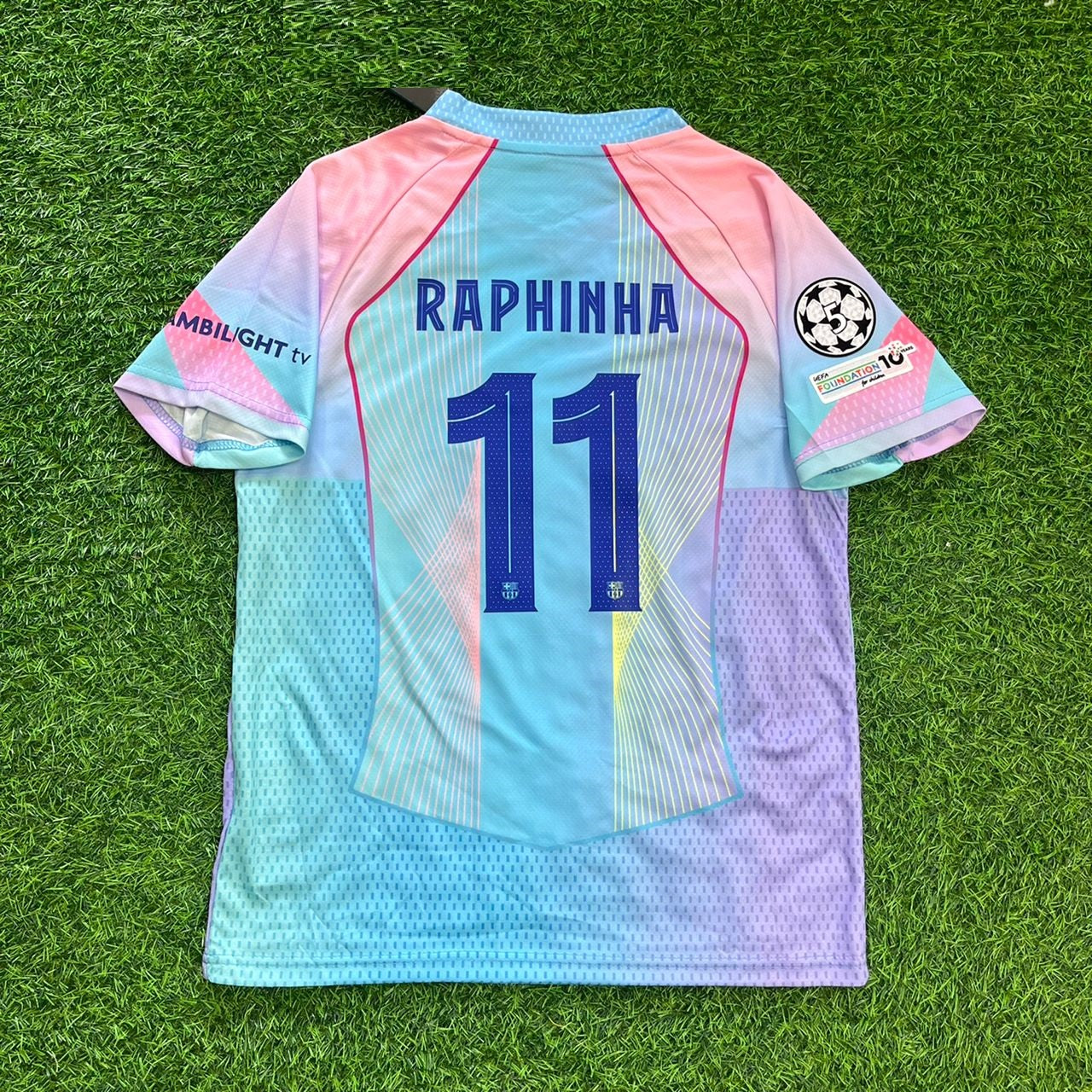 Raphinha Barcelona Home Miami Sunset 2026 Football Jersey