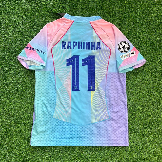 Raphinha Barcelona Home Miami Sunset 2026 Football Jersey