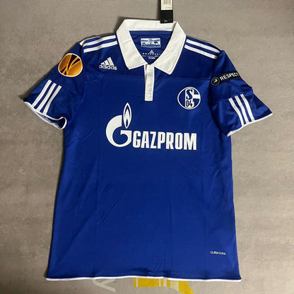 Atsuto Uchida Schalke 04 2011 2012 Retro Uefa Patch Football Jersey