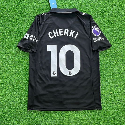 Rayan Cherki #10 Manchester City Black 2026 Football Jersey