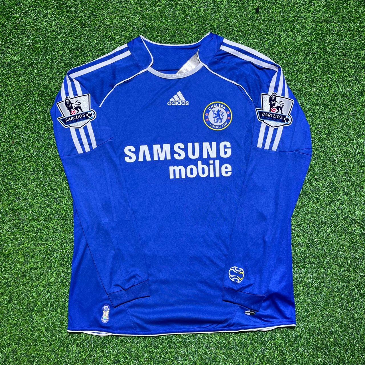 Ricardo Carvalho #6 Chelsea 2006-2008 Long Sleeve EPL Patch Football Jersey Kit