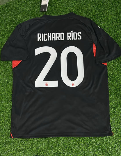 Richard Rios Benfica Away Black Football Jersey