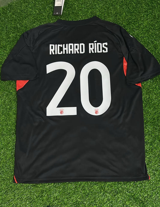 Richard Rios Benfica Away Black Football Jersey