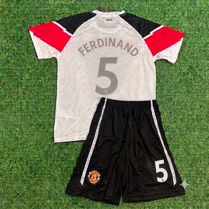 Rio Ferdinand Manchester United 2011 Champions League Final Kids Retro Football Jersey Collection