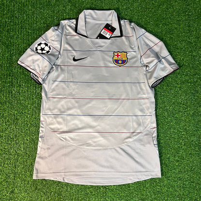 Xavi Hernandez 6 - Barcelona 2004/2005 Blue Garnet Retro Football Jersey