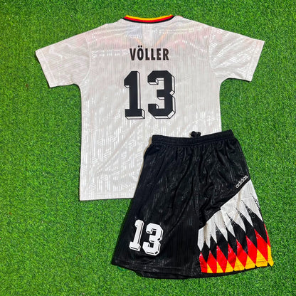 Rudi Völler Deutschland Germany 1994 Weltmeisterschaft Germany Retro Kids Football Jersey