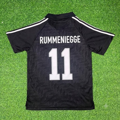 Karl-Heinz Rummenigge Germany Deutschland Schwarzes Retro Fußballtrikot Jersey