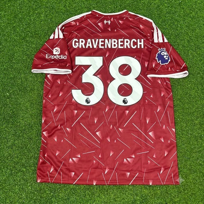 Ryan Gravenberch Liverpool 2027 Red Home Football Jersey Kit