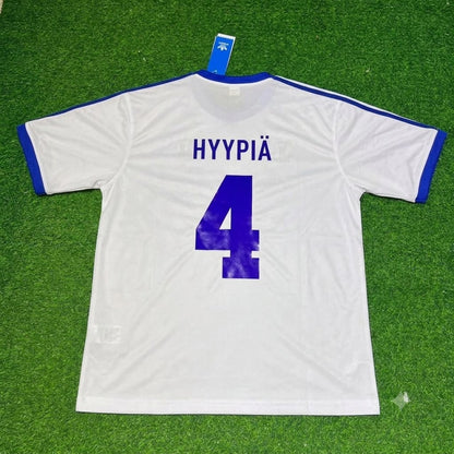 Sami Hyypiä Finland Home Retro Football Jersey