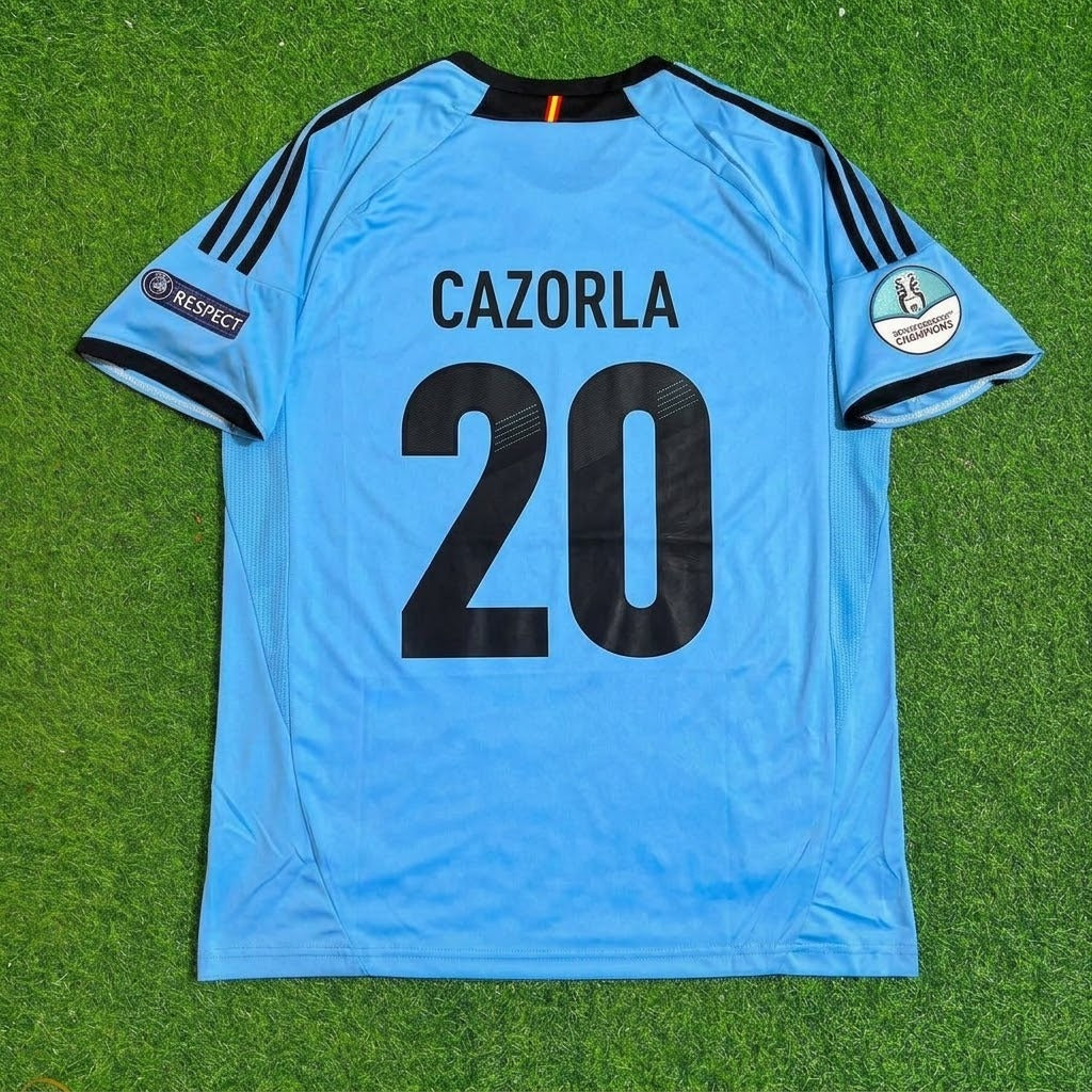 Santi Cazorla Spain EURO 2012 Final Retro Football Jersey