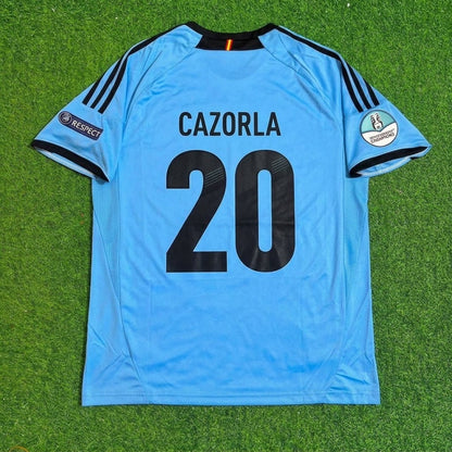 Santi Cazorla Spain EURO 2012 Final Retro Football Jersey
