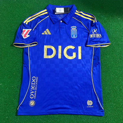 Santi Cazorla 8 – Real Oviedo Nouveau Maillot de Foot Légende Or – | Trikot | Maillot | Camiseta Maillot de football