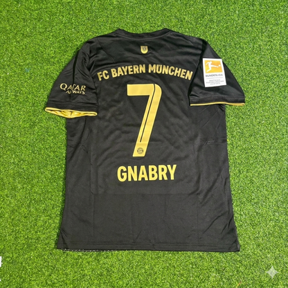 Serge Gnabry Bayern Munich 2021-2022 Away Football Jersey Kit