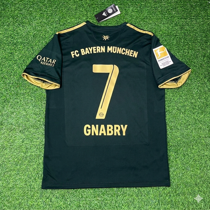 Serge Gnabry Bayern Munich 2021-2022 Oktoberfest Green Special Edition Football Jersey Kit