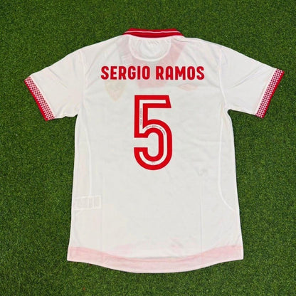 Sergio Ramos Sevilla Commemorative Red Home Retro Football Jersey