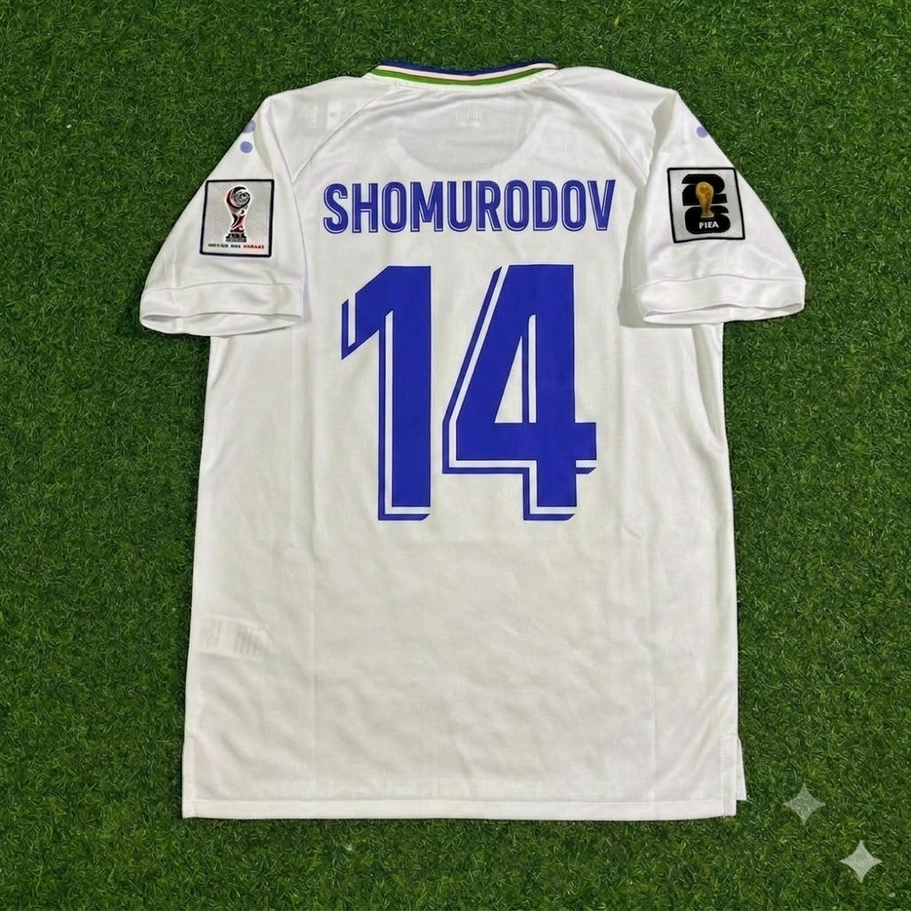 Uzbekistan World Cup 2026 Eldor Shomurodov Football Jersey