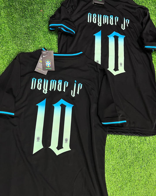 Neymar Jr Brazil Trapstar Retro Football Jersey Trikot Maglia