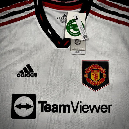 Cristiano Ronaldo Manchester United White 2022 2023 Premier League Football Jersey